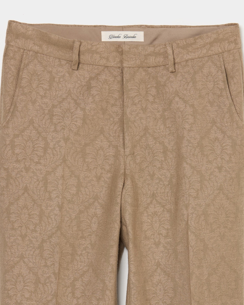 damask cloth straight pants【Delivery in March 2026】