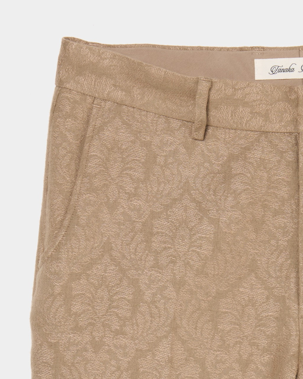 damask cloth straight pants【Delivery in March 2026】
