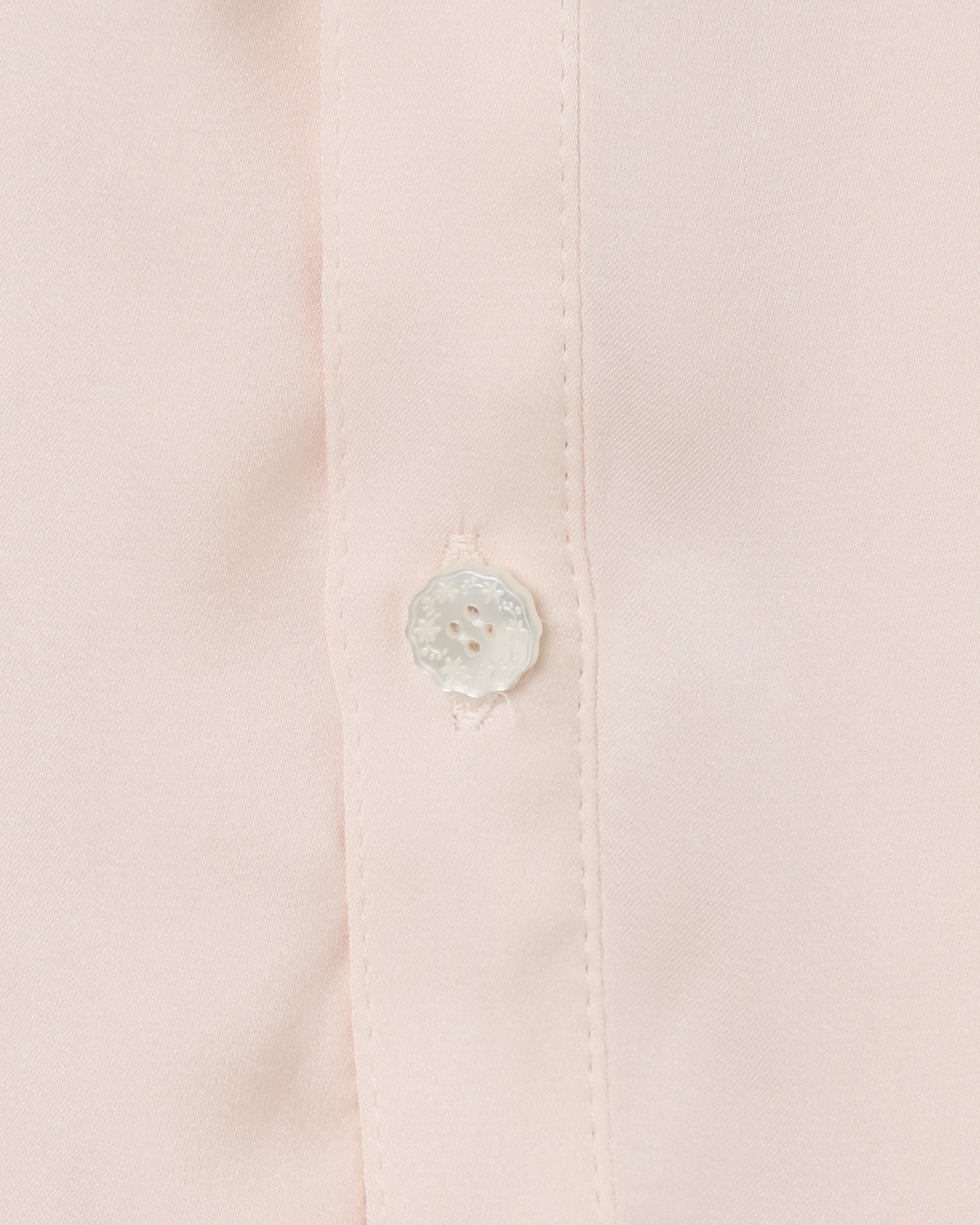 pin tuck frilled shirt Shell pink【Delivery in January 2026】