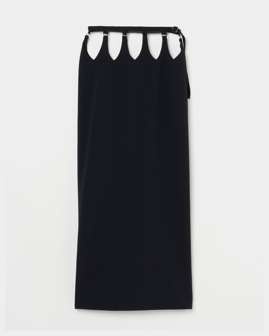 hanging straight skirt Black【Delivery in February 2026】