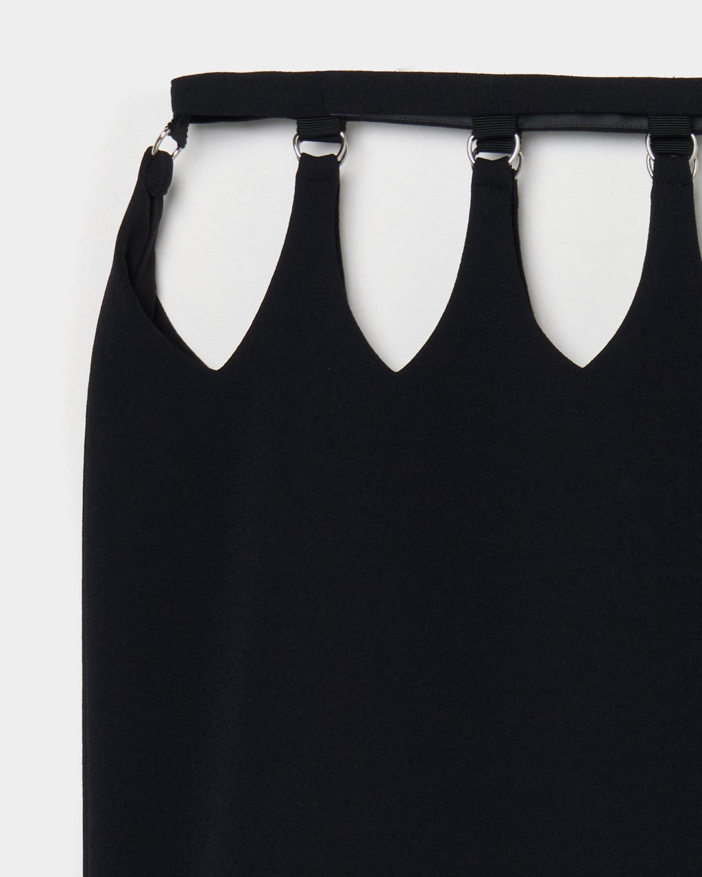 hanging straight skirt Black【Delivery in February 2026】
