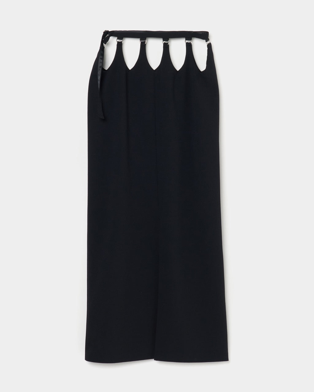 hanging straight skirt Black【Delivery in February 2026】