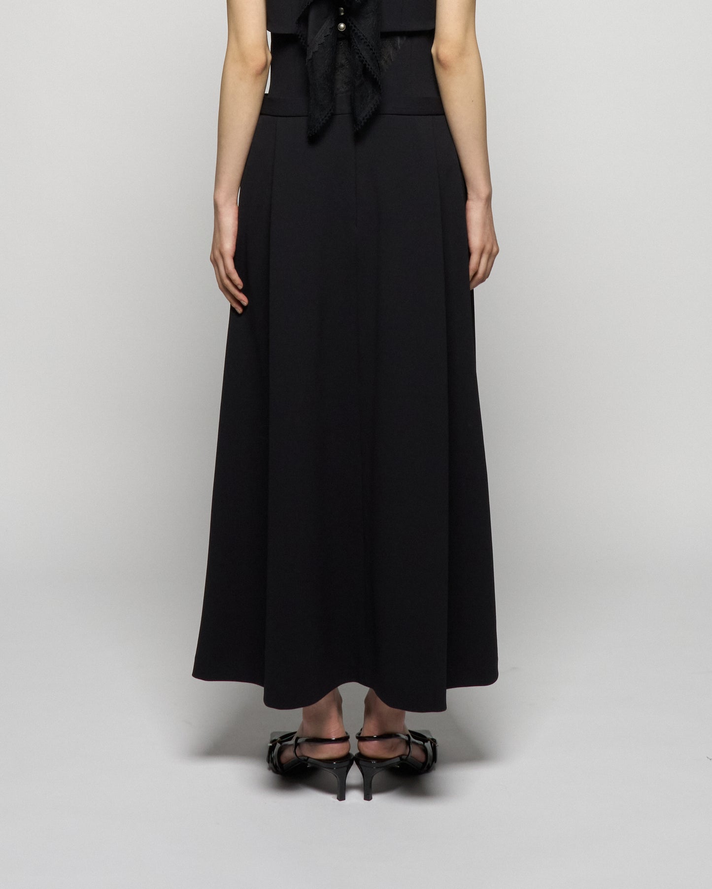 layered bra jersey cami one-piece Black【Delivery in February 2026】