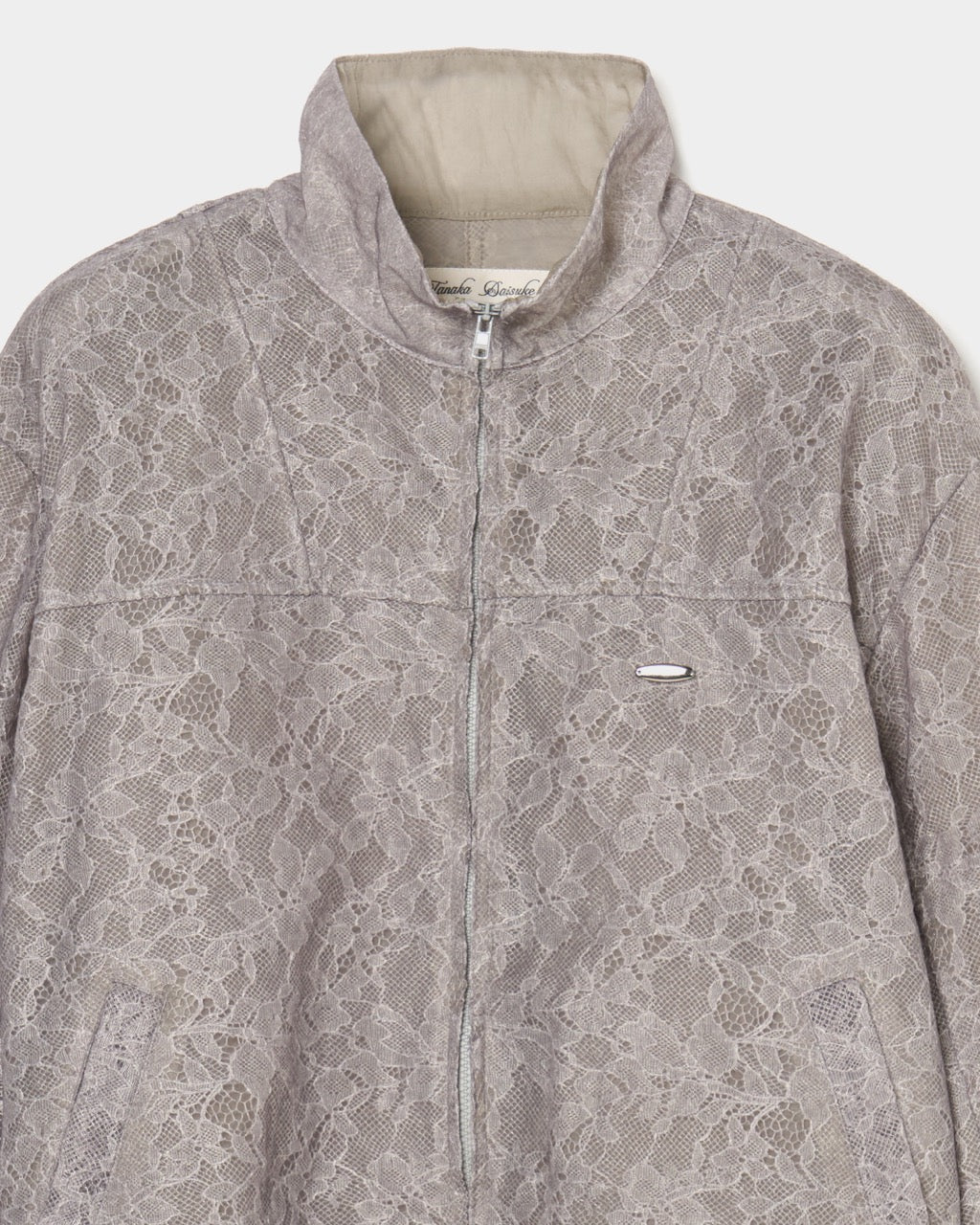 fuzzy lace drawstring blouson Khaki【Delivery in January 2026】