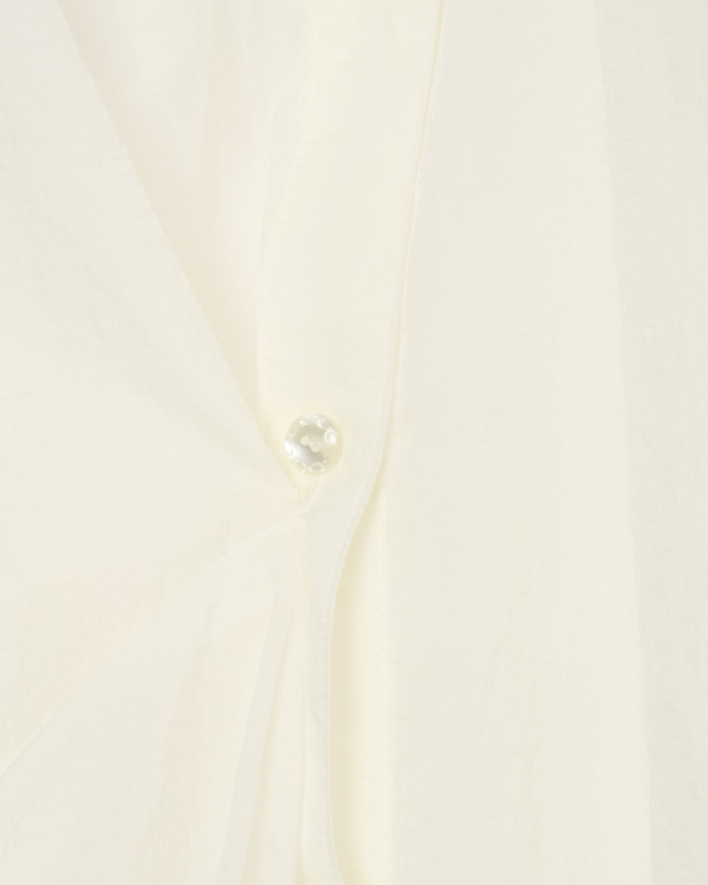 wave tuck lumen embroidery sheer shirt Off white【Delivery in January 2026】