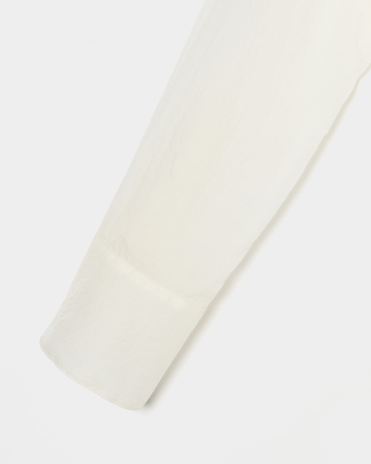 wave tuck lumen embroidery sheer shirt Off white【Delivery in January 2026】