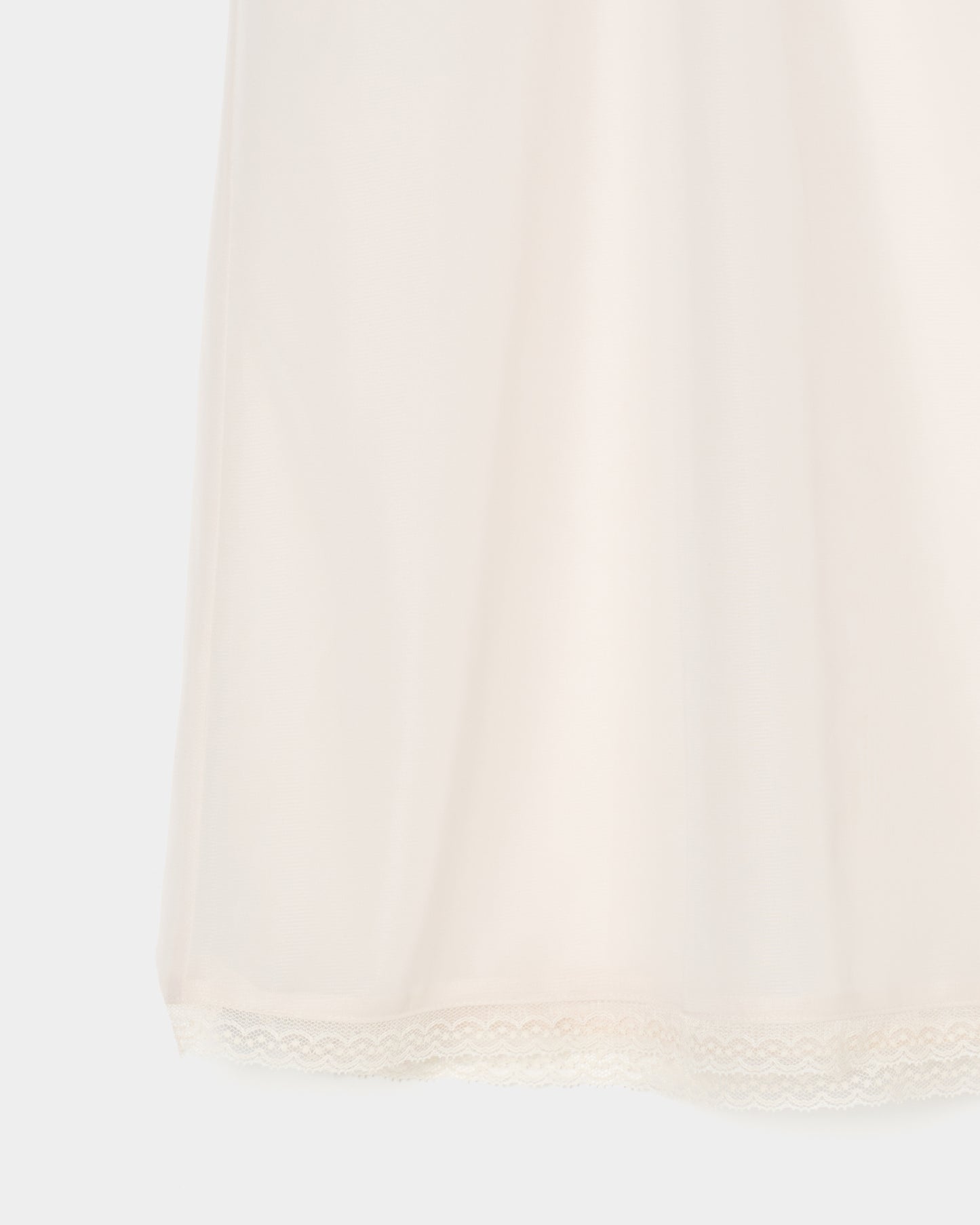 lazy ribbon sheer camisole Ivory【Delivery in February 2026】