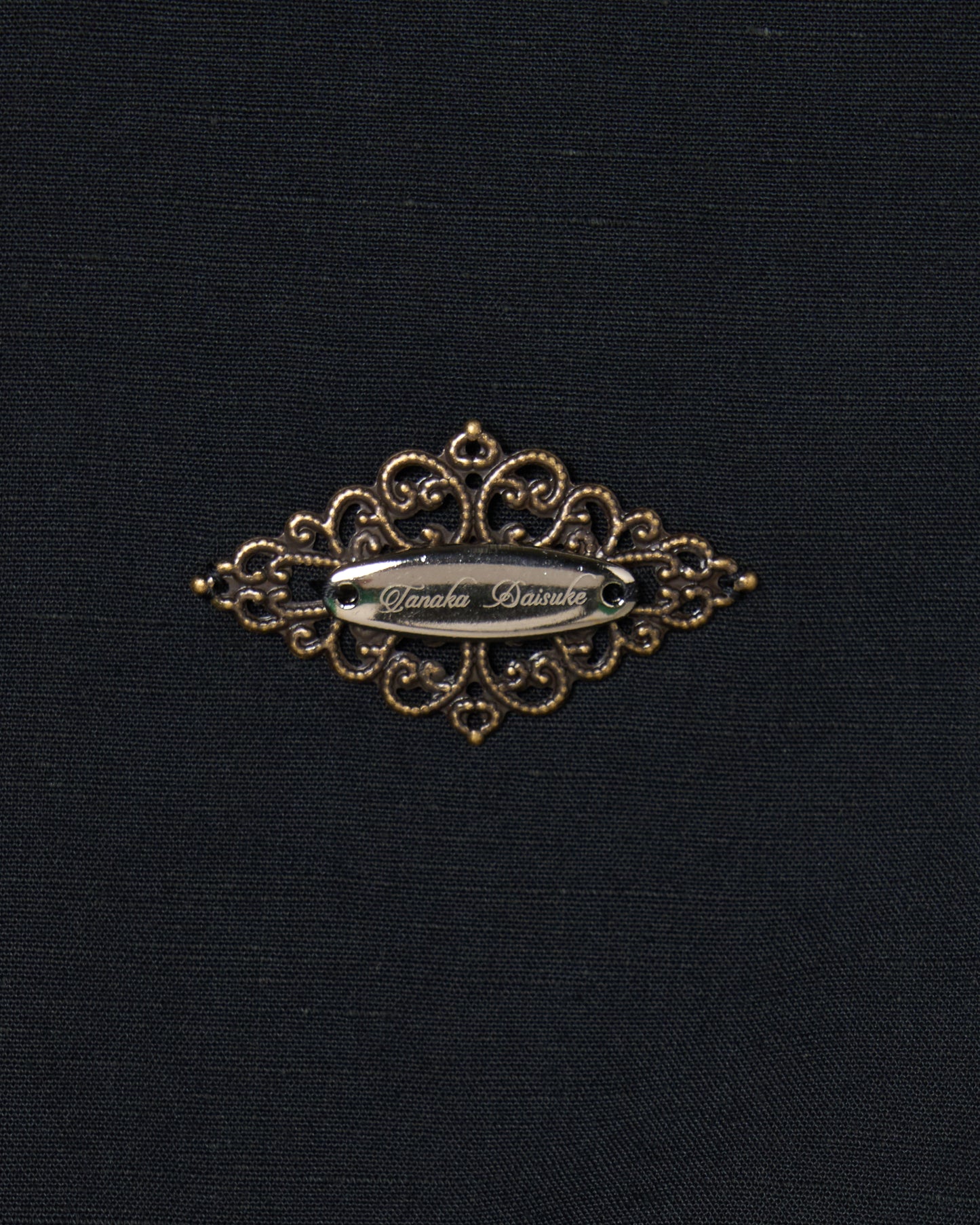 back lace curtain no sleeve blouse Black【Delivery in January 2026】