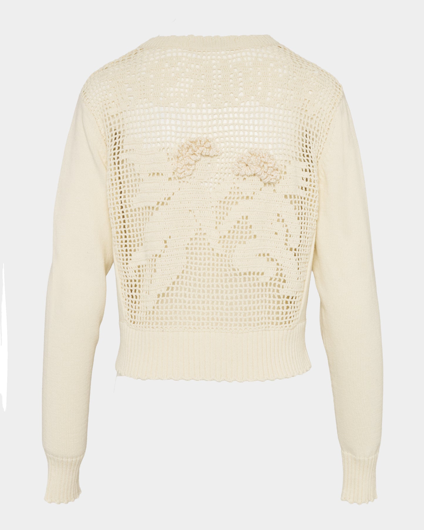 cupid in HEAVEN crochet knit cardigan Ivory【Delivery in February 2026】