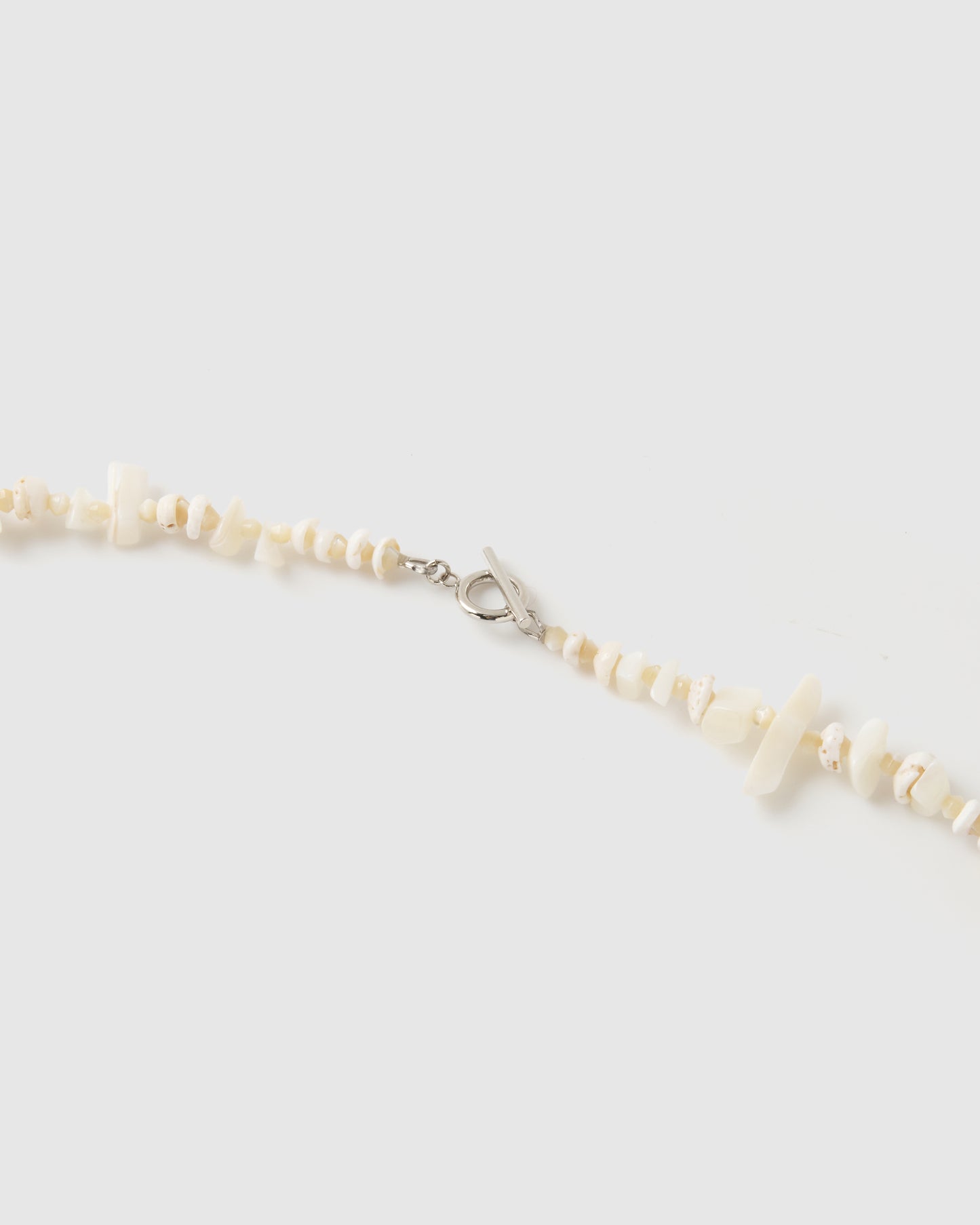 White coral long necklace【Delivery in March 2026】