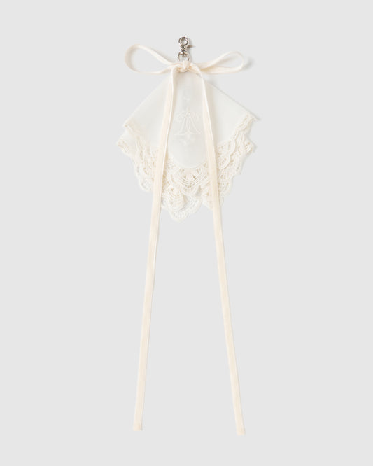 doily lace ribbon key charm【Delivery in March 2026】