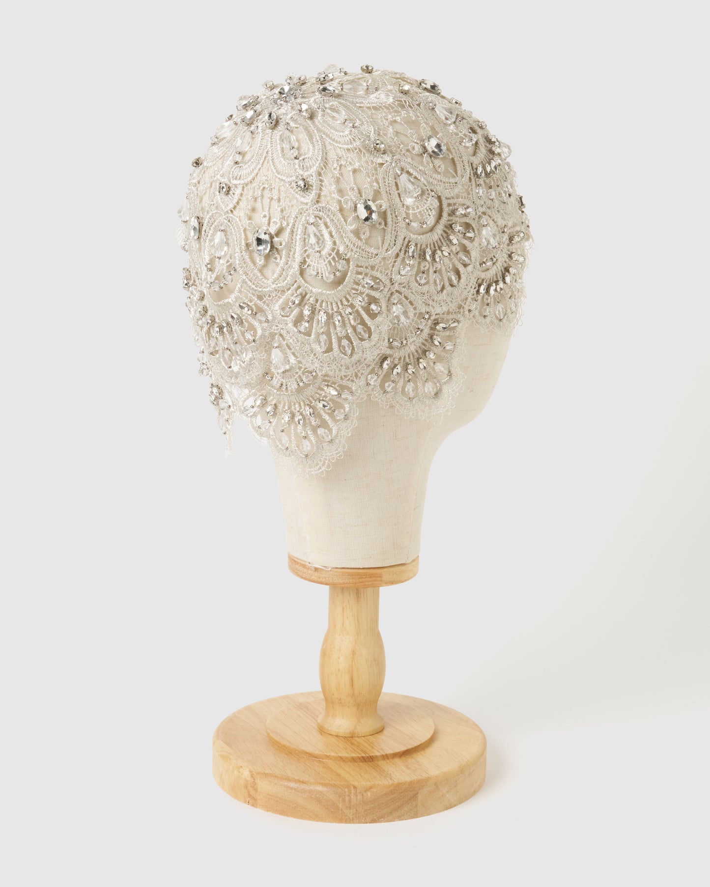 silver lace bijou head piece【Delivery in March 2026】