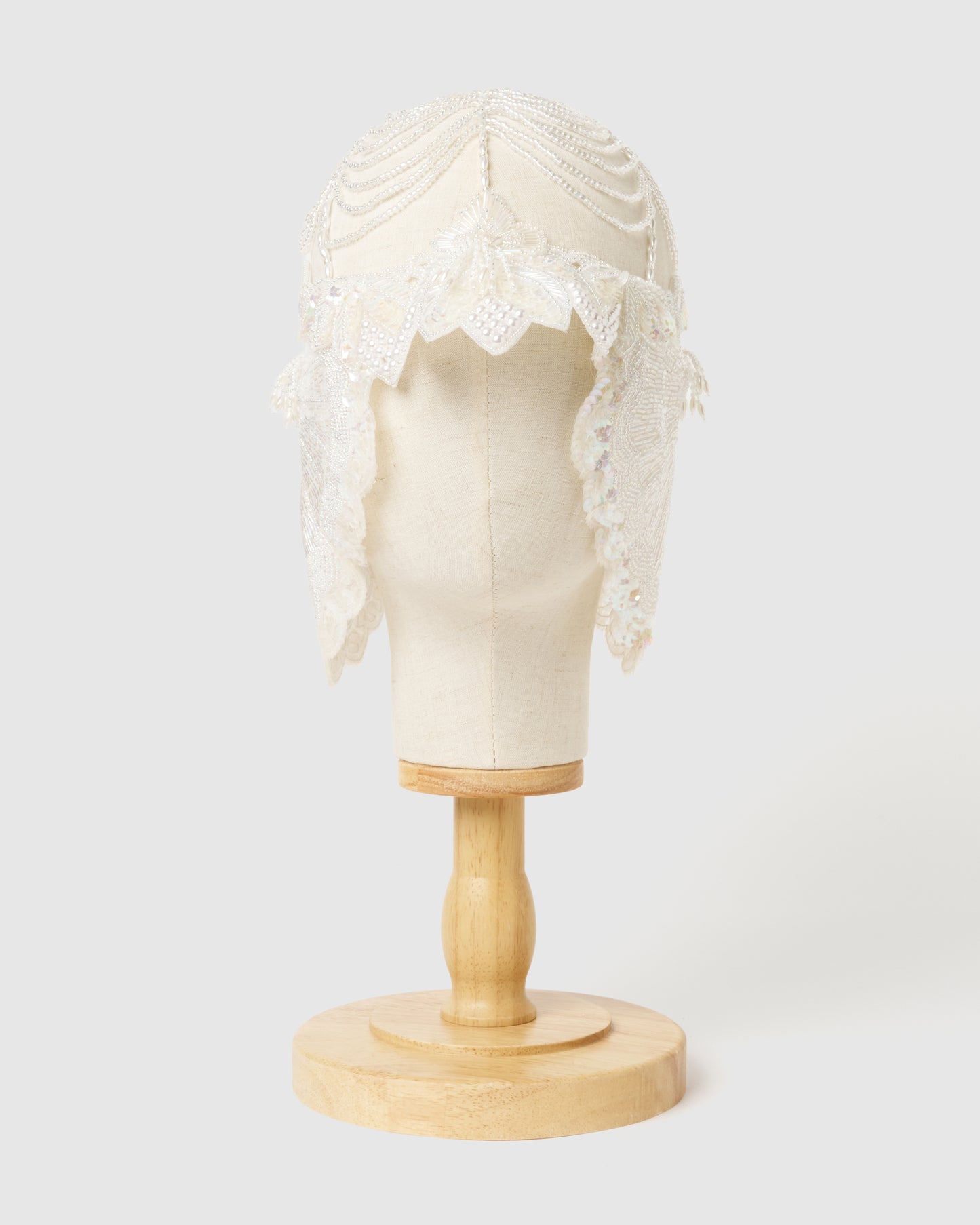 white opal beads head dress【Delivery in March 2026】