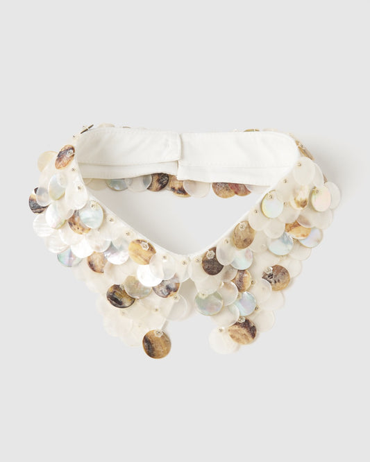 mosaic shell collar【Delivery in March 2026】