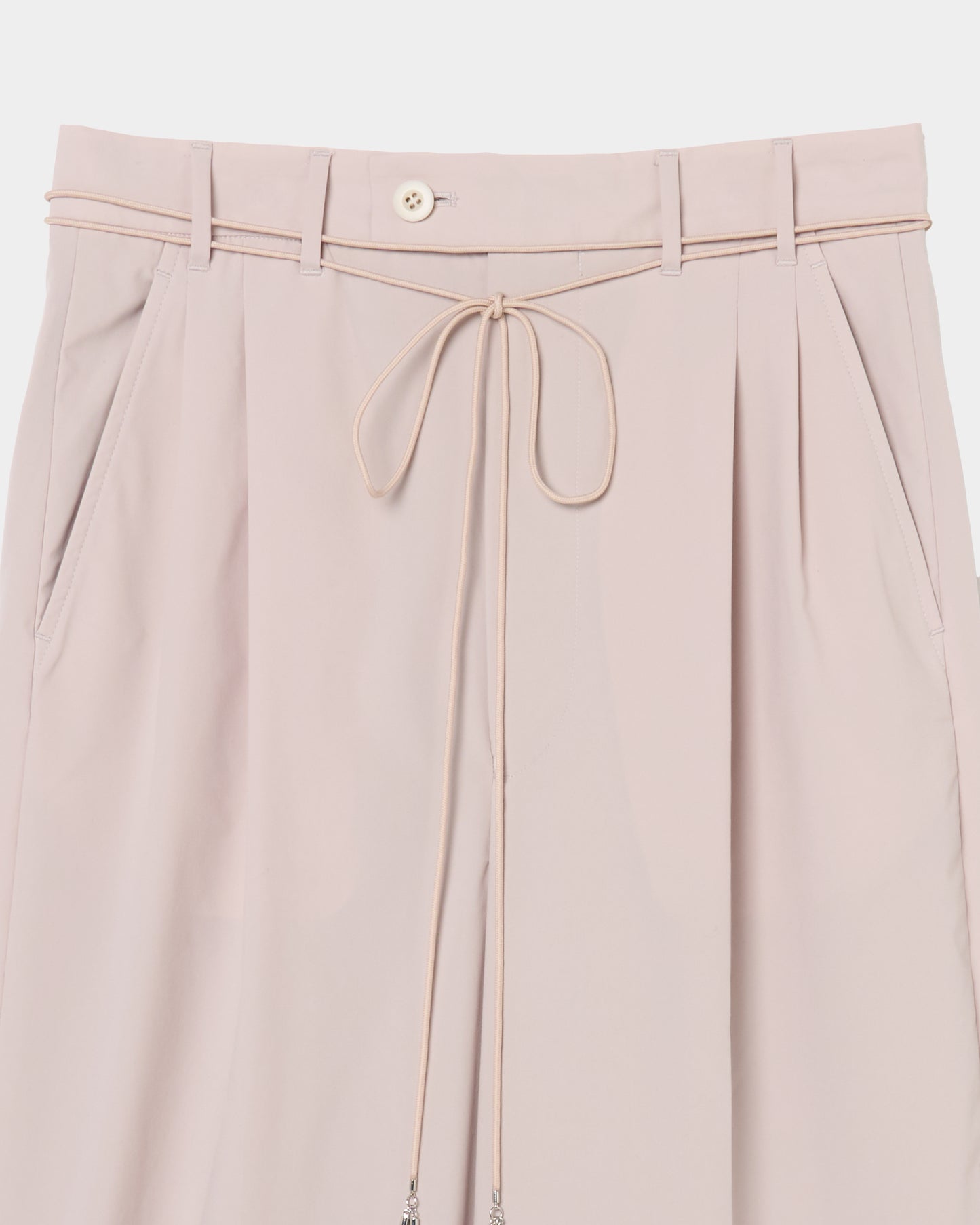 taslan tuck pants Shell pink【Delivery in February 2026】