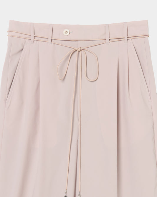 taslan tuck pants Shell pink【Delivery in February 2026】