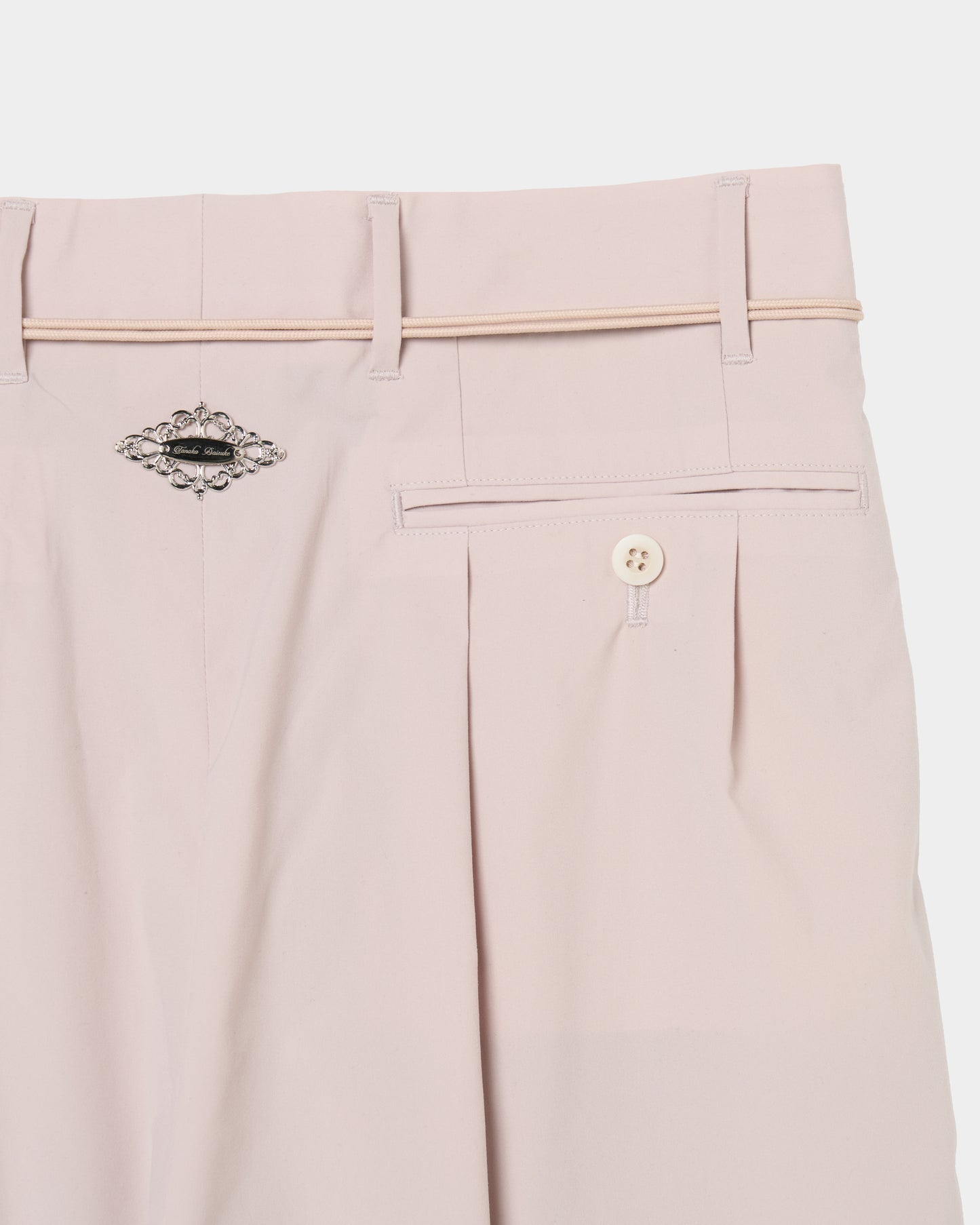 taslan tuck pants Shell pink【Delivery in February 2026】