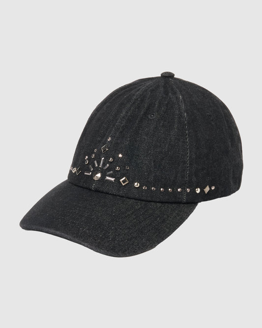 silver metal tiara cap Black【stock】