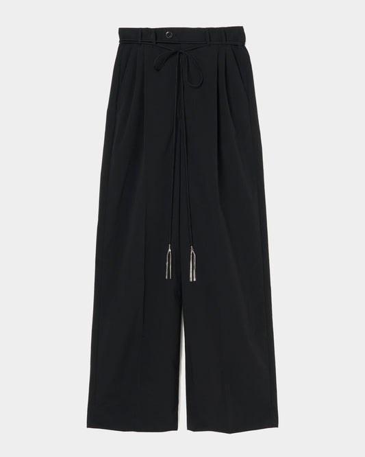 taslan tuck pants Black【Delivery in February 2026】