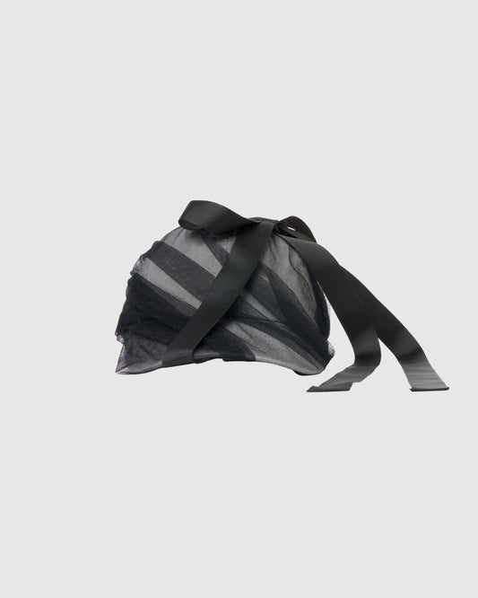 PARCO先行 | wrapping ribbon cap Black【Delivery in March 2026】