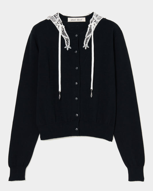 PARCO先行 | mini sailor collar bijou cardigan【Delivery in March 2026】