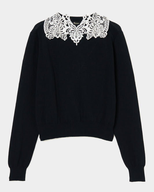 PARCO先行 | mini sailor collar bijou cardigan【Delivery in March 2026】