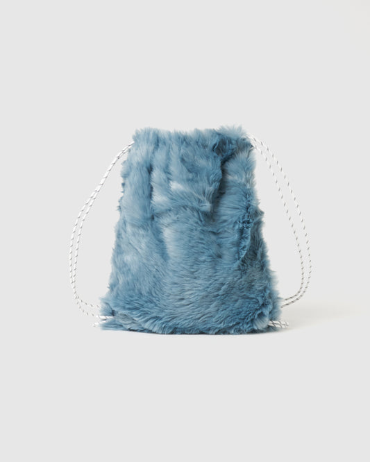 sax fur LOVE drawstring backpack【stock】