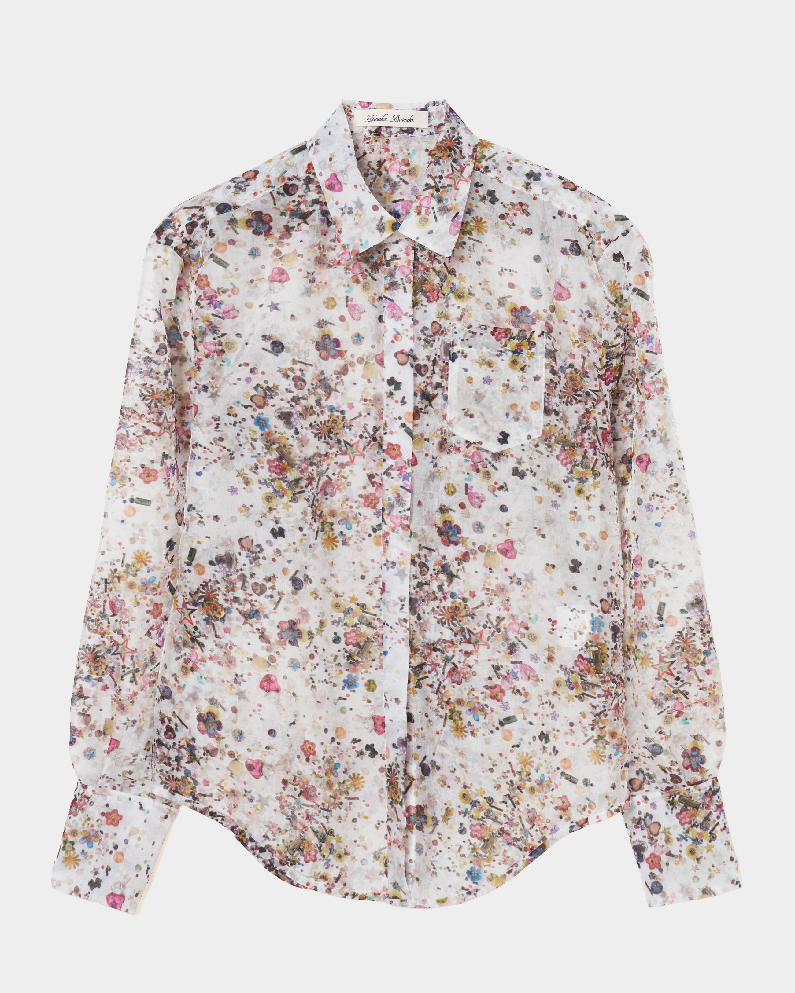 childhood spangle organzy shirt【stock】 – tanakadaisuke