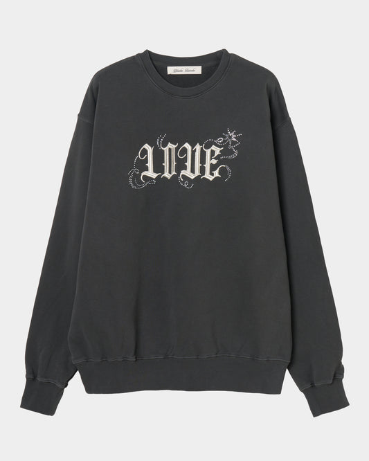 LOVE sparkle pullover Black【Delivery in March 2026】