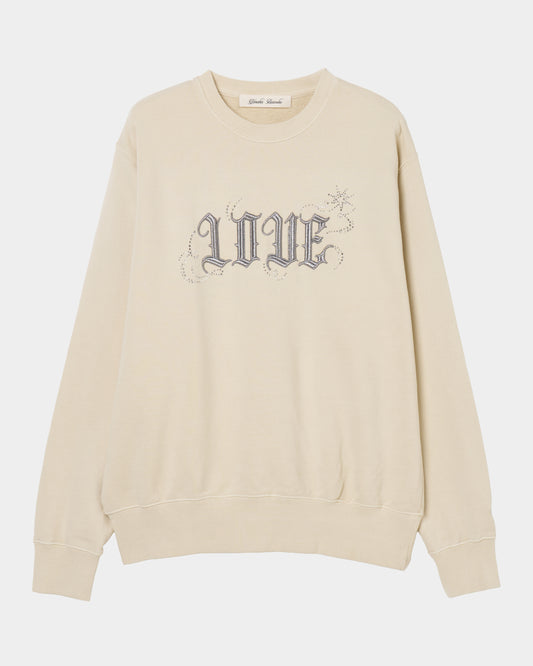 LOVE sparkle pullover Ivory【Delivery in March 2026】