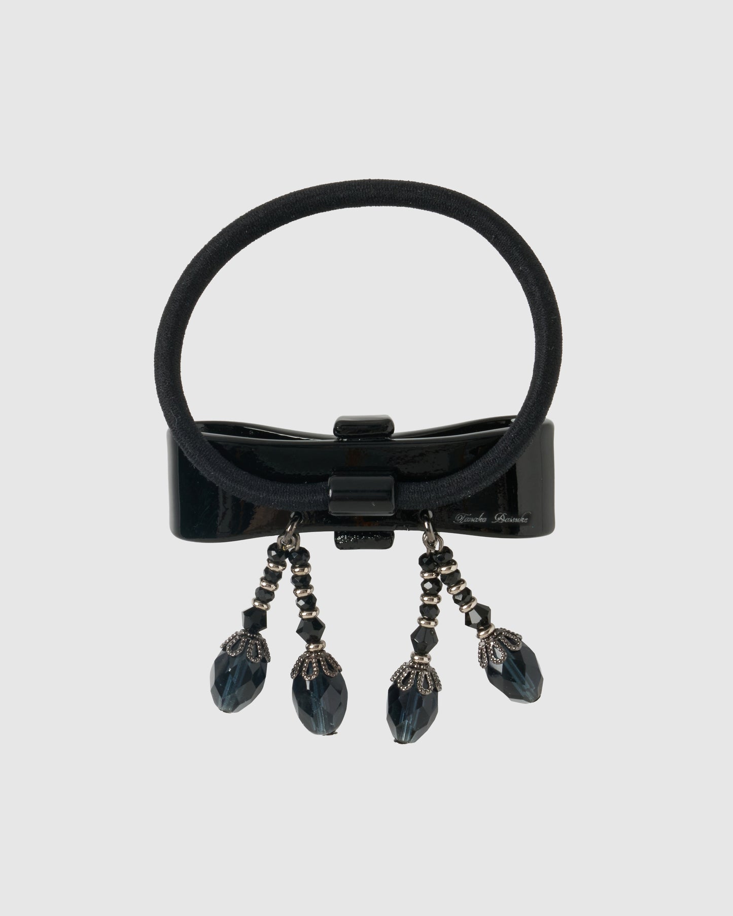 meteorite ribbon mini hair band Black【Delivery in July 2026】