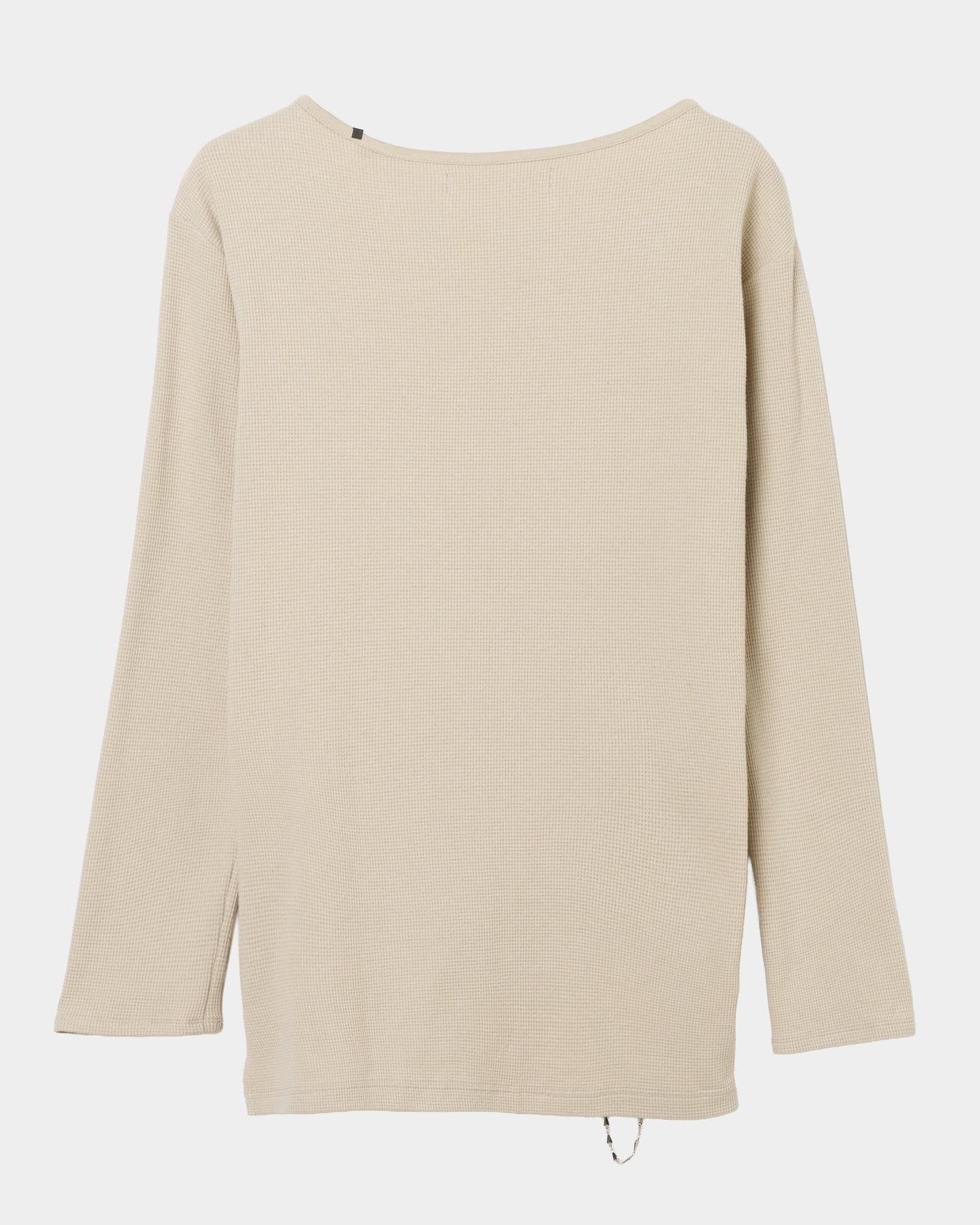 body piercing long sleeve pullover Light Beige【Delivery in July 2026】