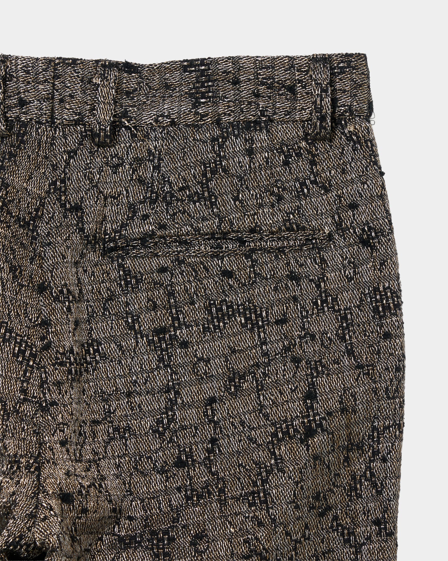 flower lame jacquard pants【Delivery in September 2026】