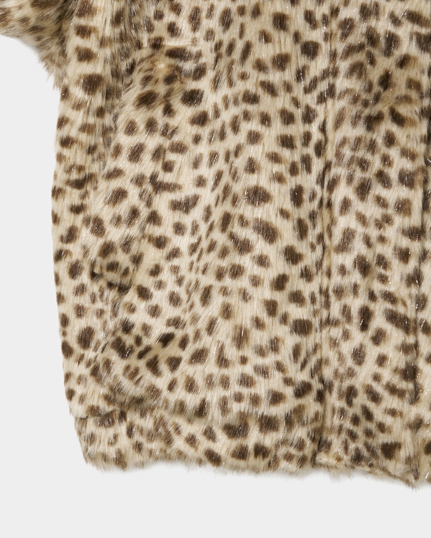 lame leopard fur blouson【Delivery in September 2026】