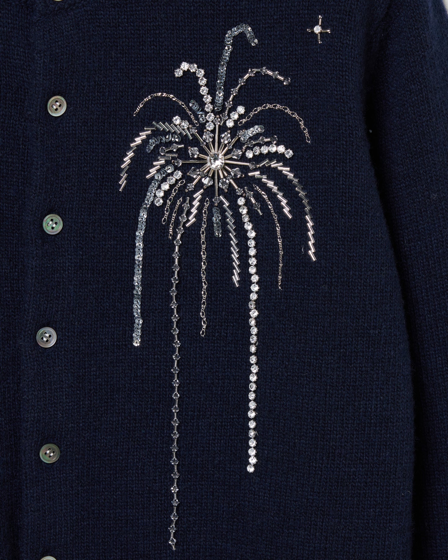 Midnight spark embroidery Knit【Delivery in September 2026】
