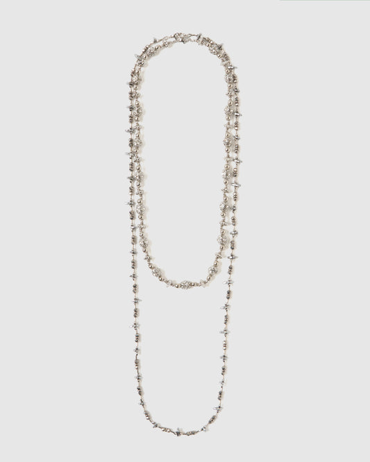 meteorite silver brother necklace【Delivery in August 2026】