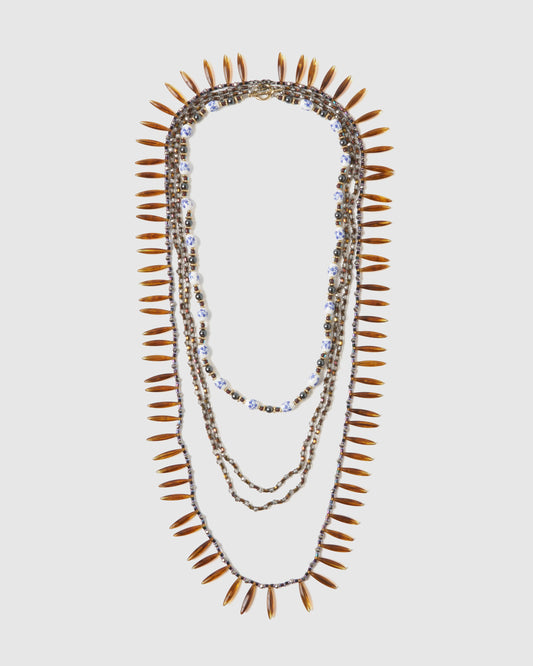 Grandpa's layered necklace【Delivery in August 2026】