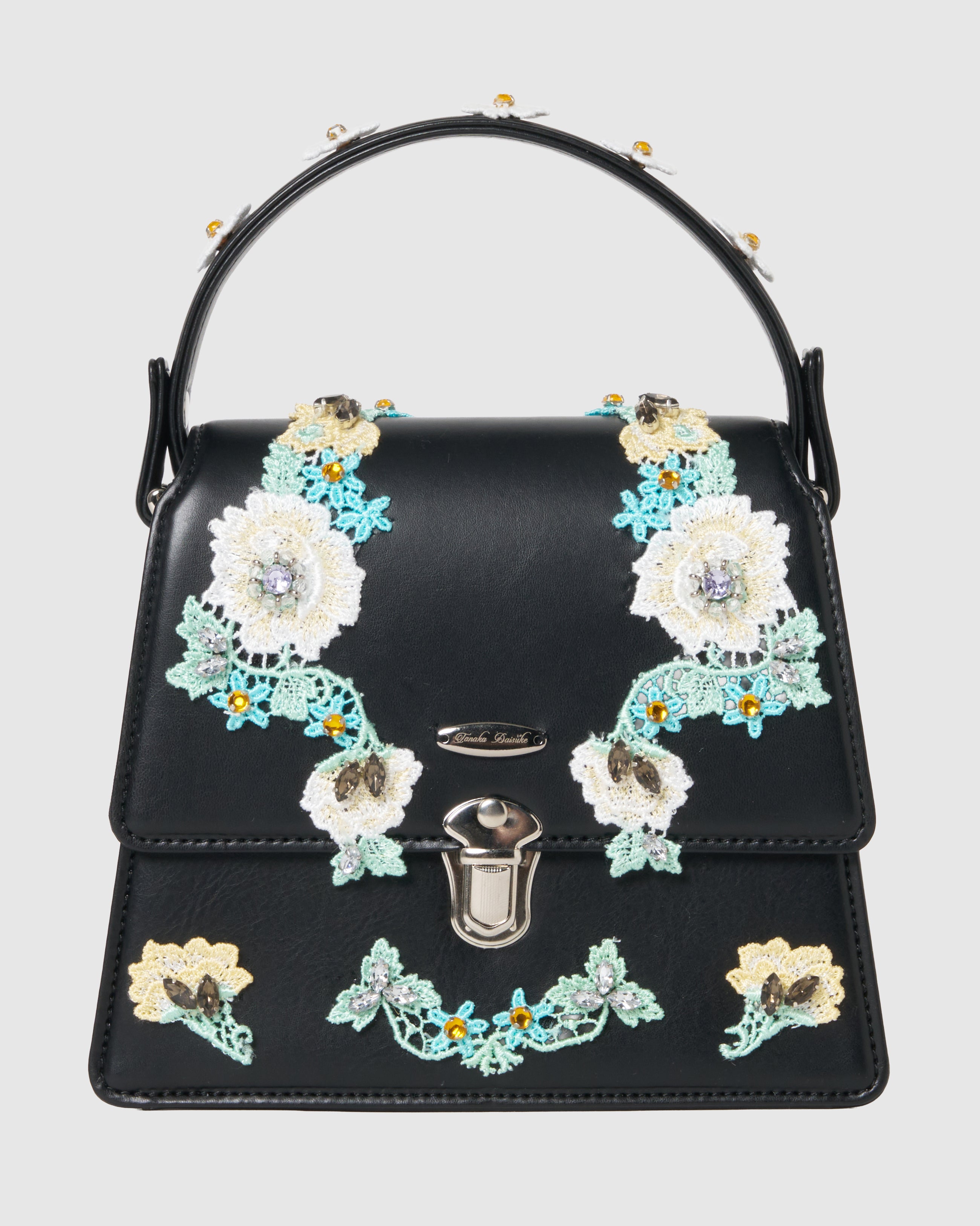 tanakadaisuke(タナカダイスケ)|バッグ|Frolal lace mini hand bag