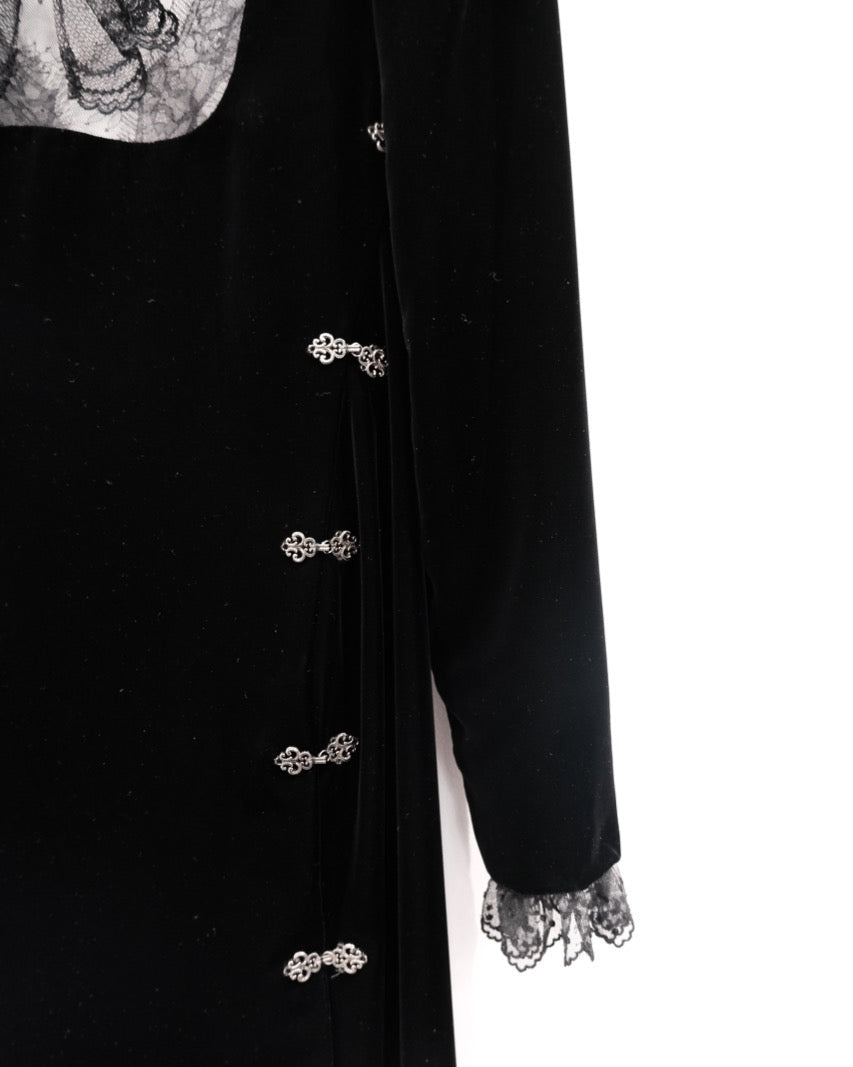 front lace velvet dress【Delivery in November 2025】