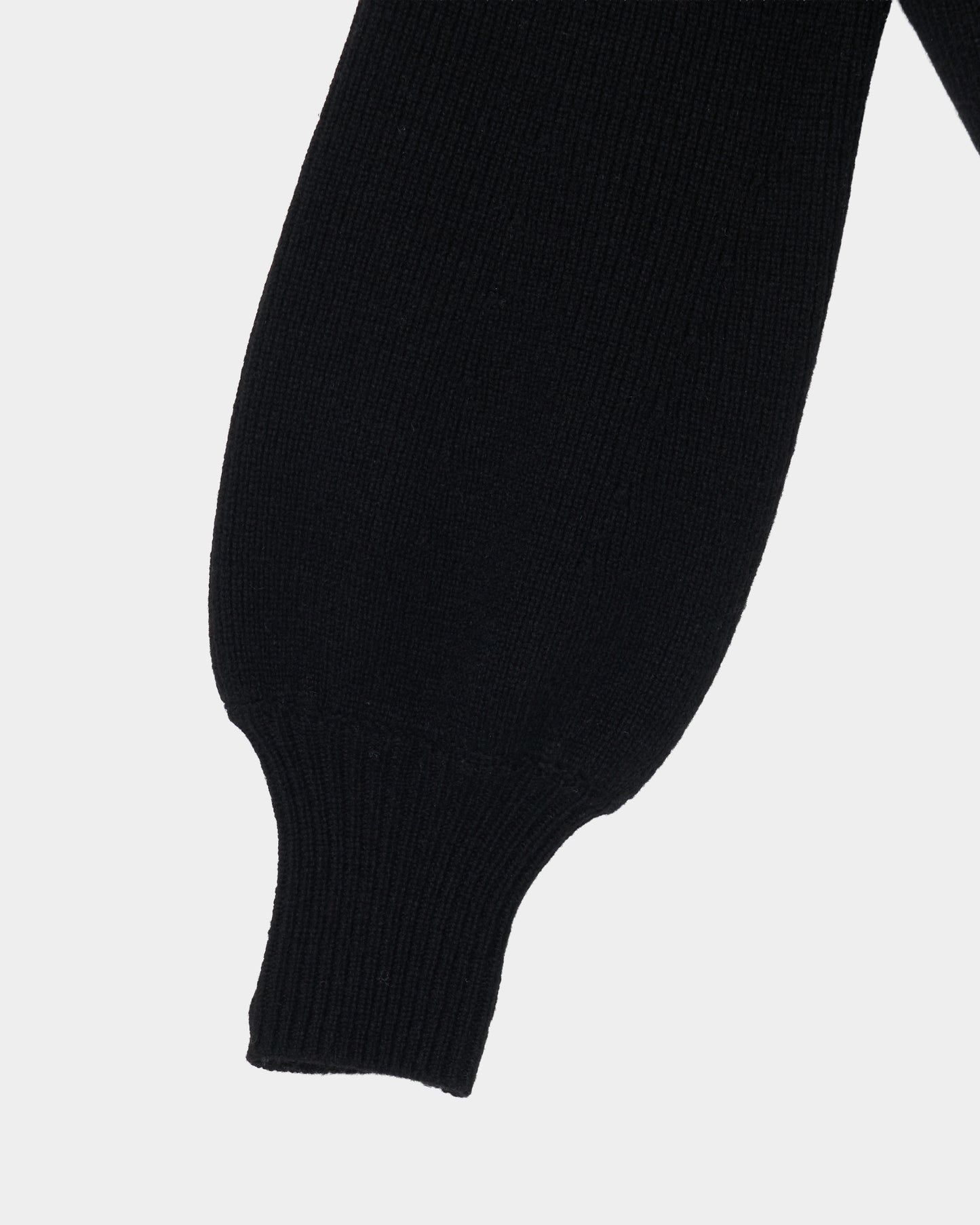 bijou tiara off-shoulder knit Black 【stock】