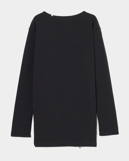 body piercing long sleeve pullover Charcoal【stock】