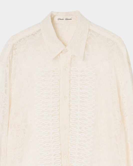 Napoleon lace shirt Off white【Delivery in February 2027】