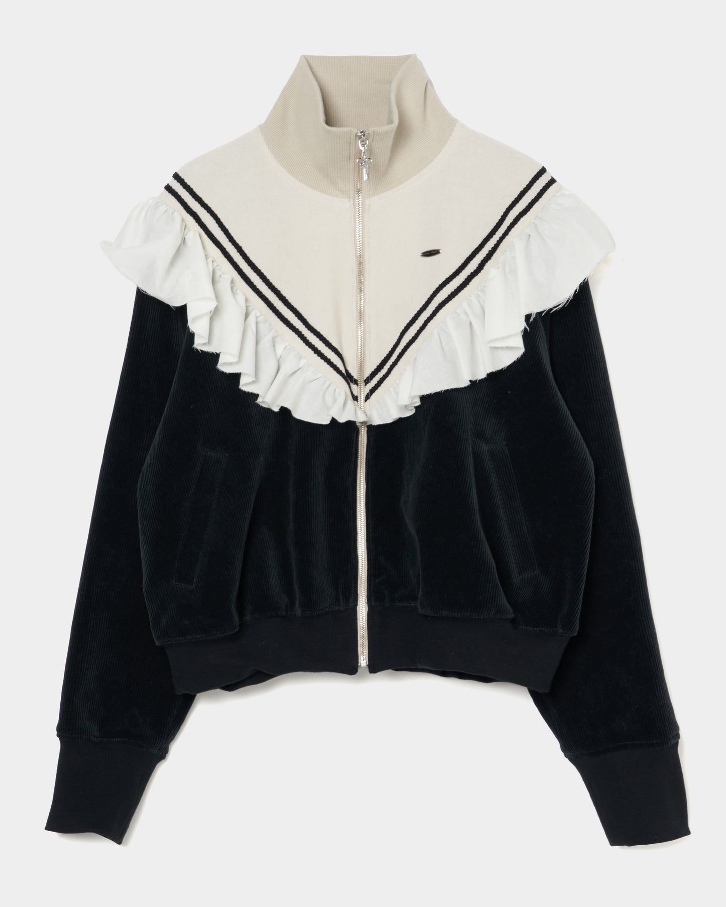 frill corduroy track jacket 【Delivery in December 2025】