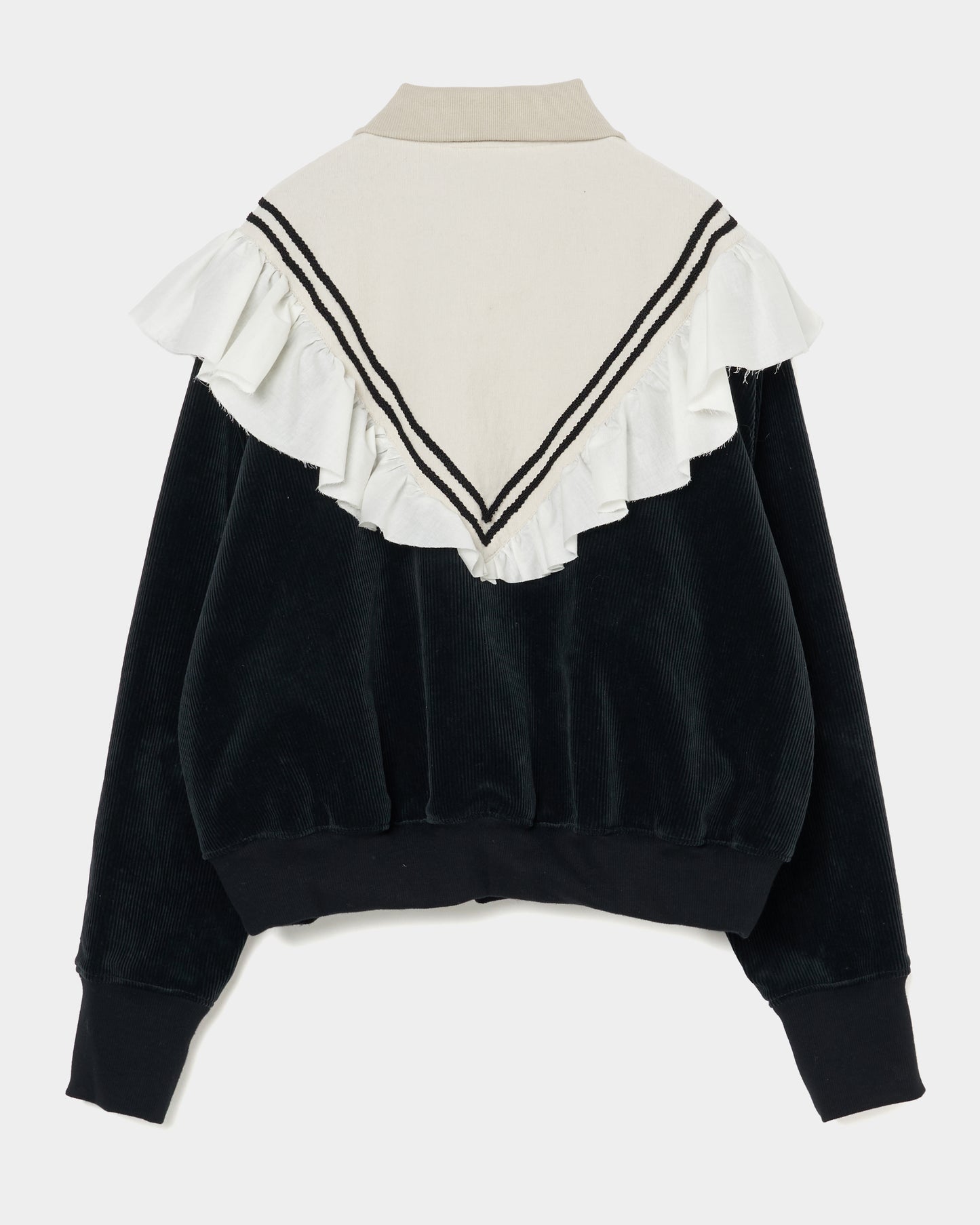 frill corduroy track jacket 【Delivery in December 2025】