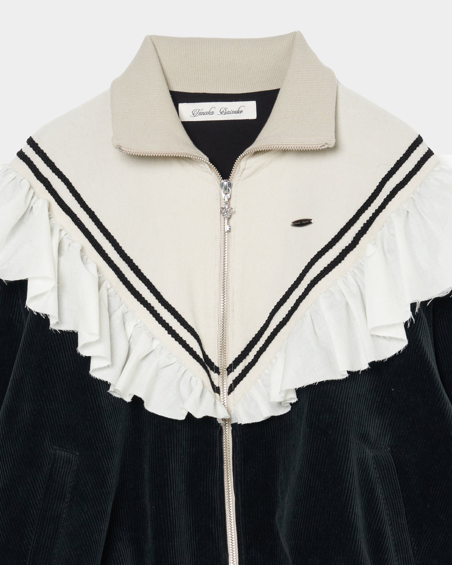 frill corduroy track jacket 【Delivery in December 2025】