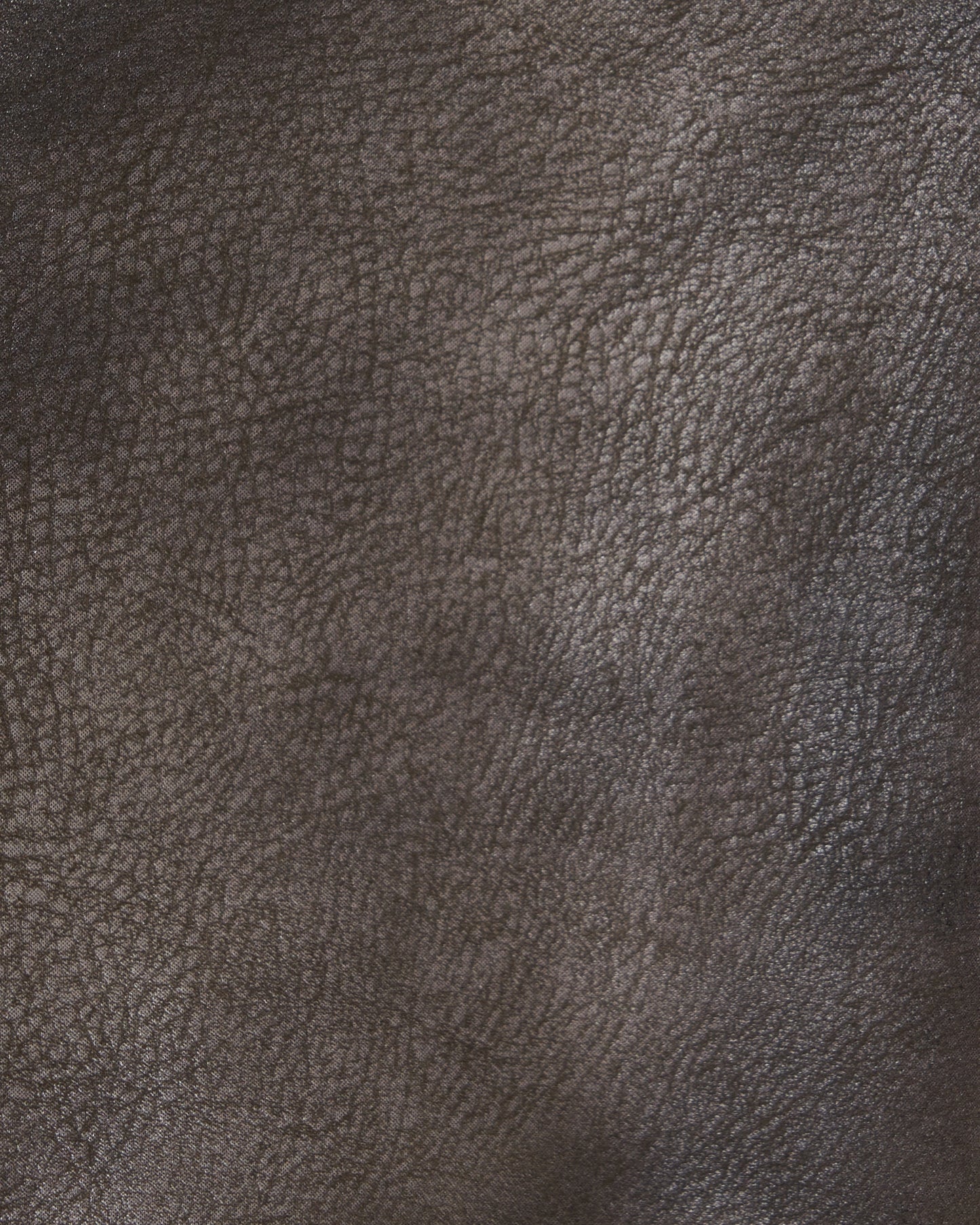 drawstring fade leather blouson Charcoal brown【Delivery in August 2025】