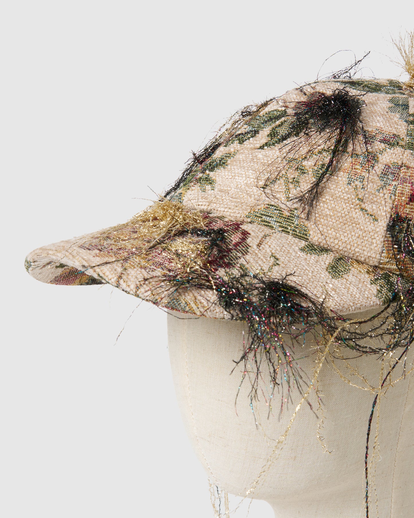 Frolal jacquard fringe cap【Delivery in March 2027】