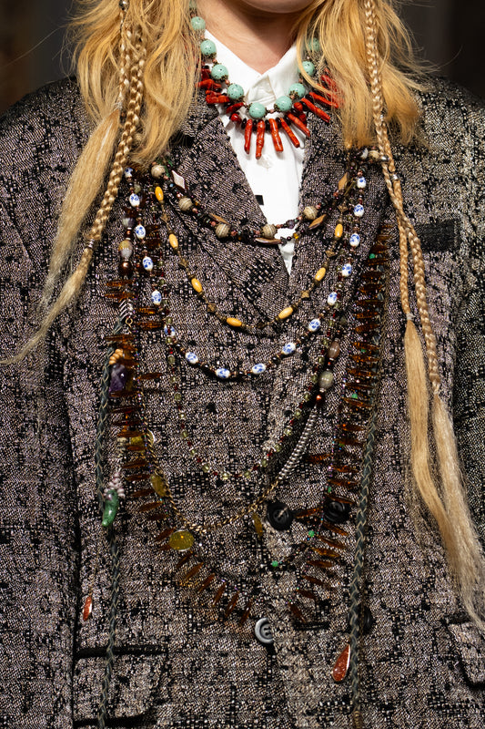 body piercing shirt White【Delivery in July 2026】
