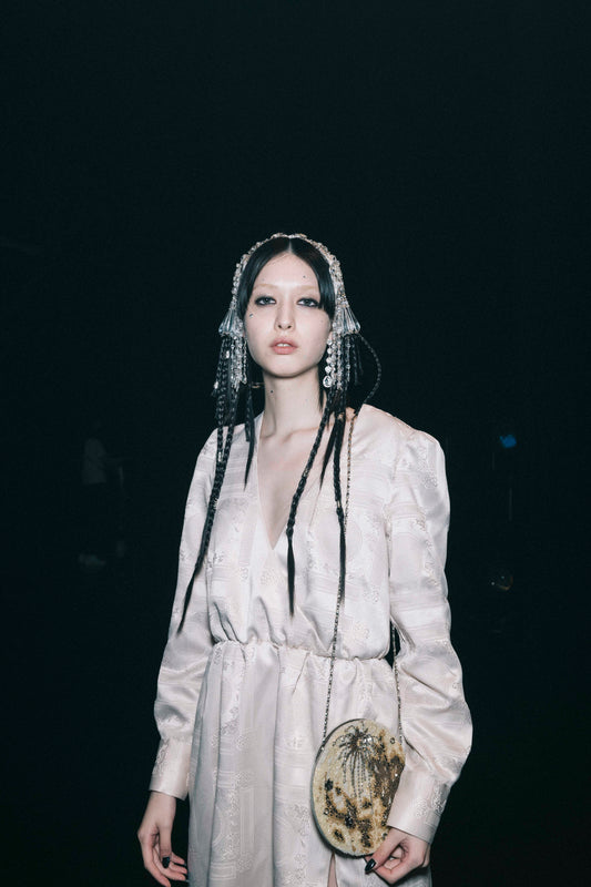 emperor bijou fringe hair band【Delivery in April 2024】