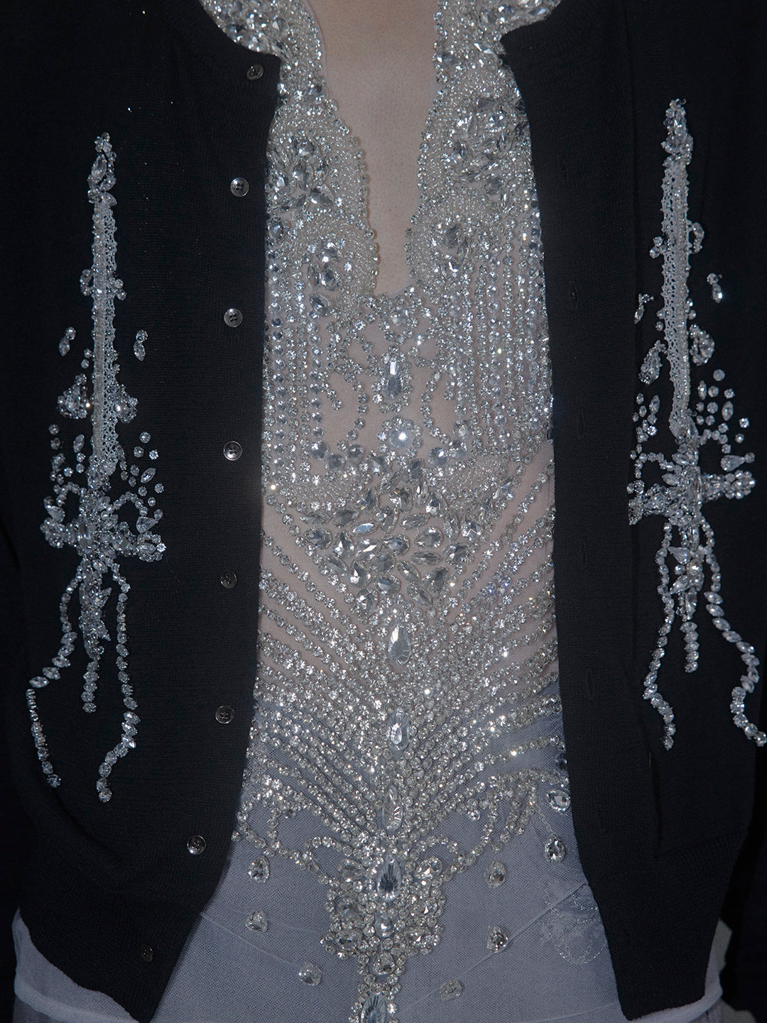 bijou harness tulle tops【Delivery in March 2026】